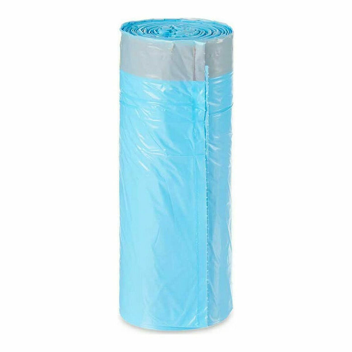 Blue Polyethylene Garbage Bags 15 Units (30 L)
