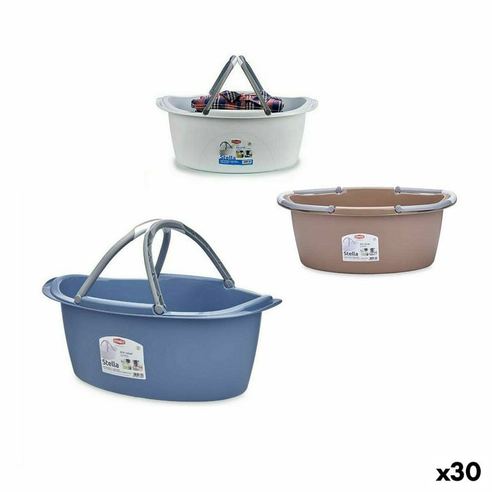 Stefanplast Plastic Multipurpose Basket 25 L 59 x 23 x 38 cm With handles (30 units)