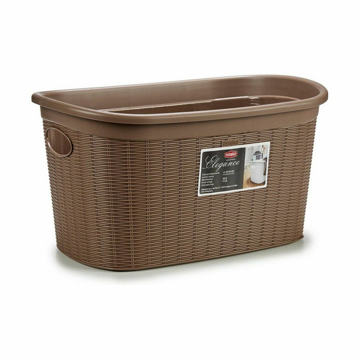 Stefanplast Elegance Plastic Laundry Basket 35 L 37 x 26 x 57.5 cm (15 Units)