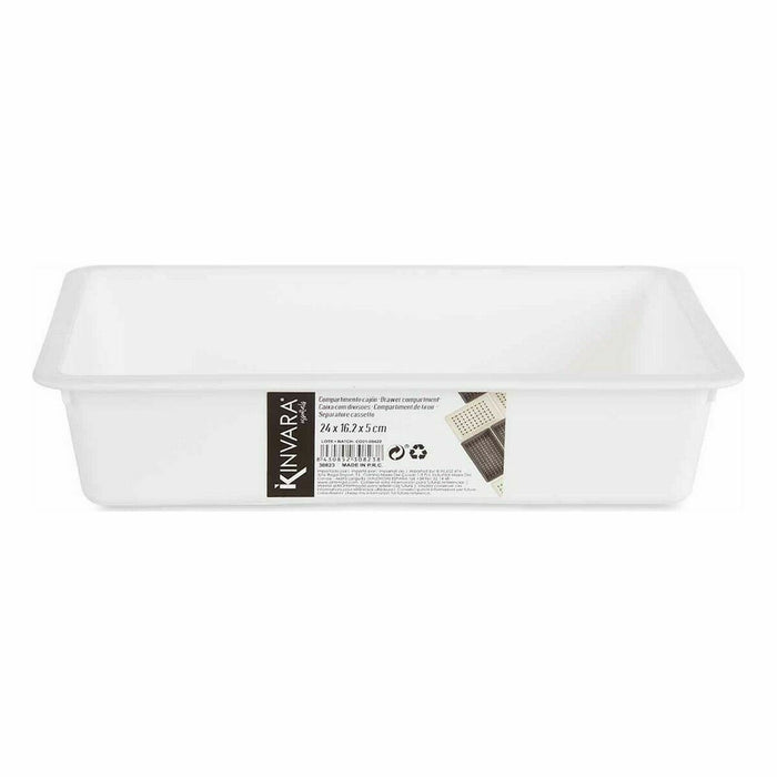 Polypropylene Drawer Organizer 16 x 5 x 24 cm (36 Units)