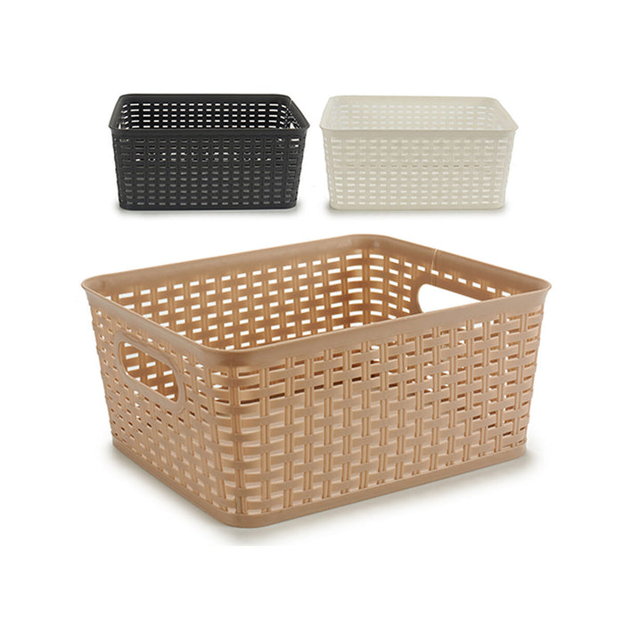 Plastic Laundry Basket 10 L 25.5 x 15 x 35.5 cm (18 Units)