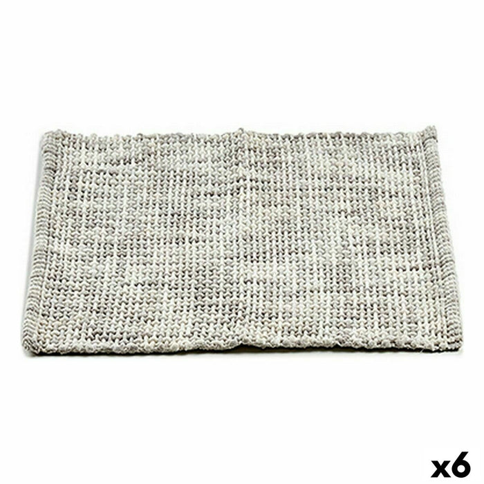 Bath mat 50 x 80 cm Grey (6 units)