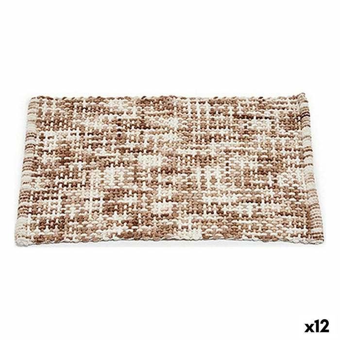 Bath mat 50 x 80 cm Beige (12 units)