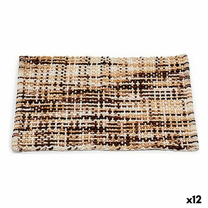 Bath mat 50 x 80 cm Brown (12 units)