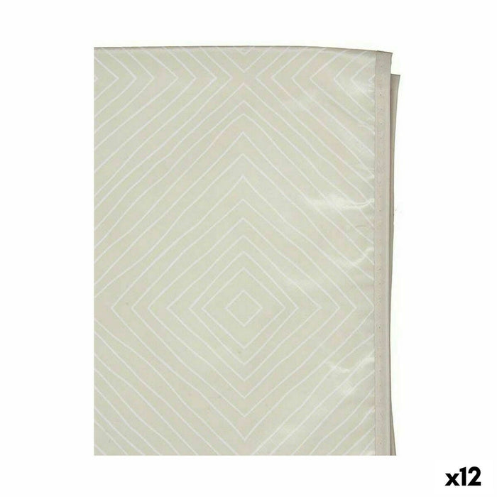 Beige Diamond Oilcloth Tablecloth 140 x 140 cm (12 Units)