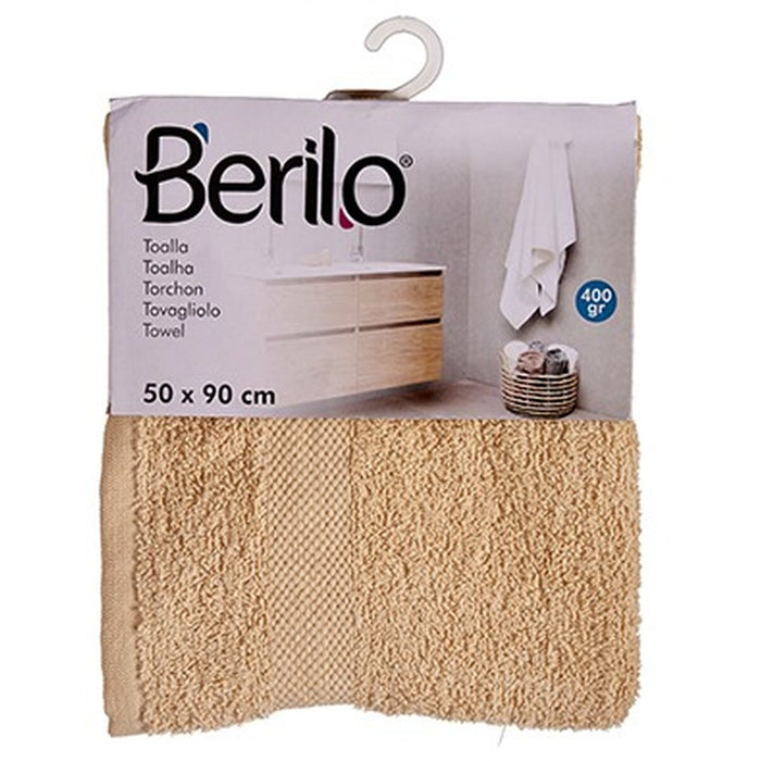 Toalla de baño Crema 50 x 90 cm (6 Unidades)