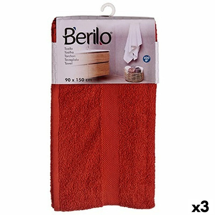 Bath Towel 90 x 150 cm Tile Color (3 Units)