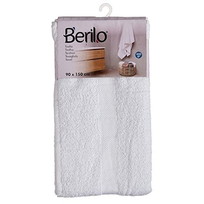 Bath Towel 90 x 150 cm White (3 Units)