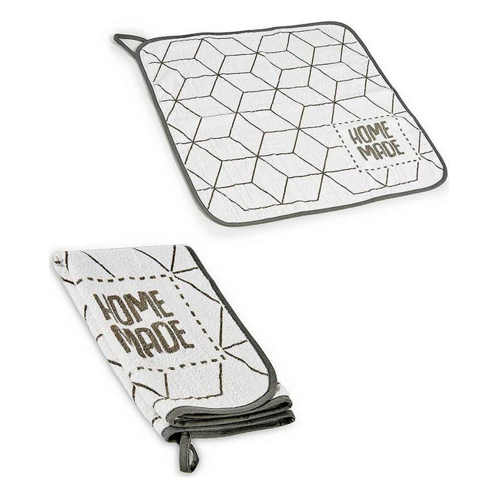 Gray White Kitchen Towel (12 Units)