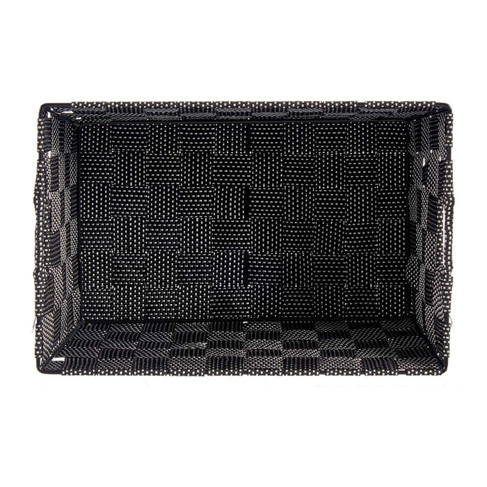 Cesta Multiusos Negro Tela 20 x 14 x 30 cm (18 Unidades)
