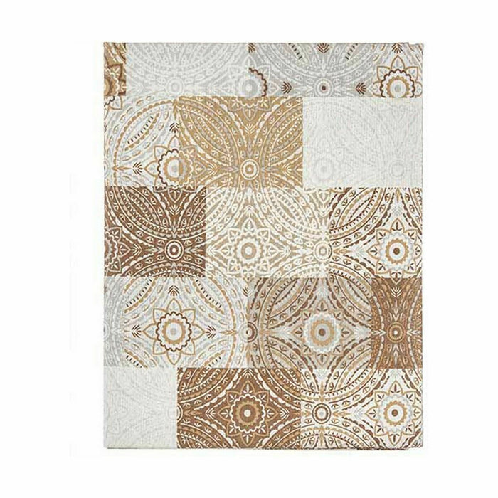 Tile Anti-Stain Canvas Tablecloth 140 x 180 cm Beige (6 Units)