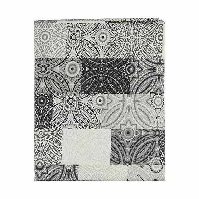 Stain-resistant Canvas Tablecloth Tile 140 x 180 cm Grey (6 Units)