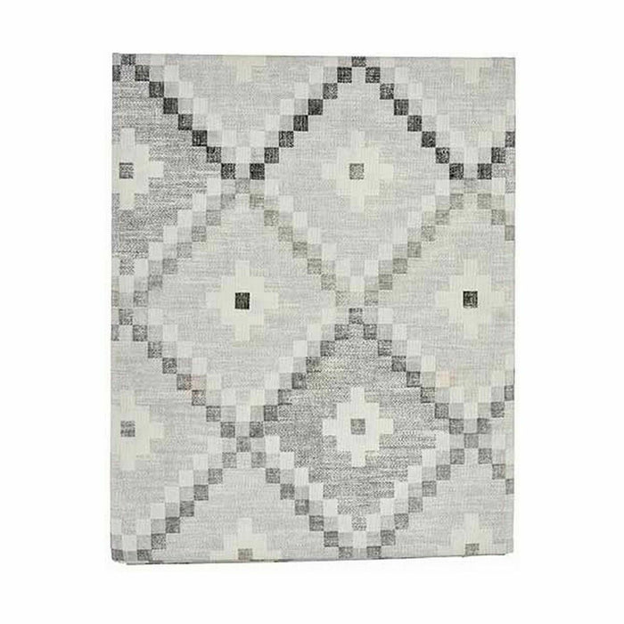 Stain-resistant Diamond Canvas Tablecloth 140 x 180 cm Grey (6 Units)