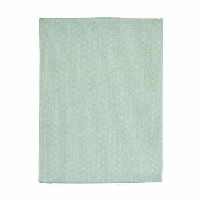 Light Green Star Stain-Resistant Canvas Tablecloth 140 x 180 cm (6 Units)