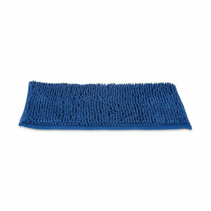 Blue Bath Mat 59 x 40 x 2.5 cm (12 Units)
