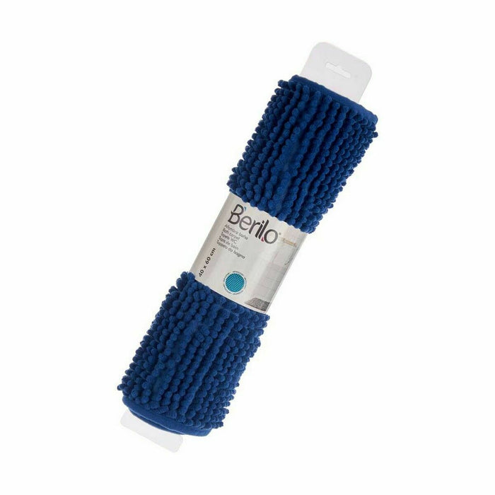 Blue Bath Mat 59 x 40 x 2.5 cm (12 Units)