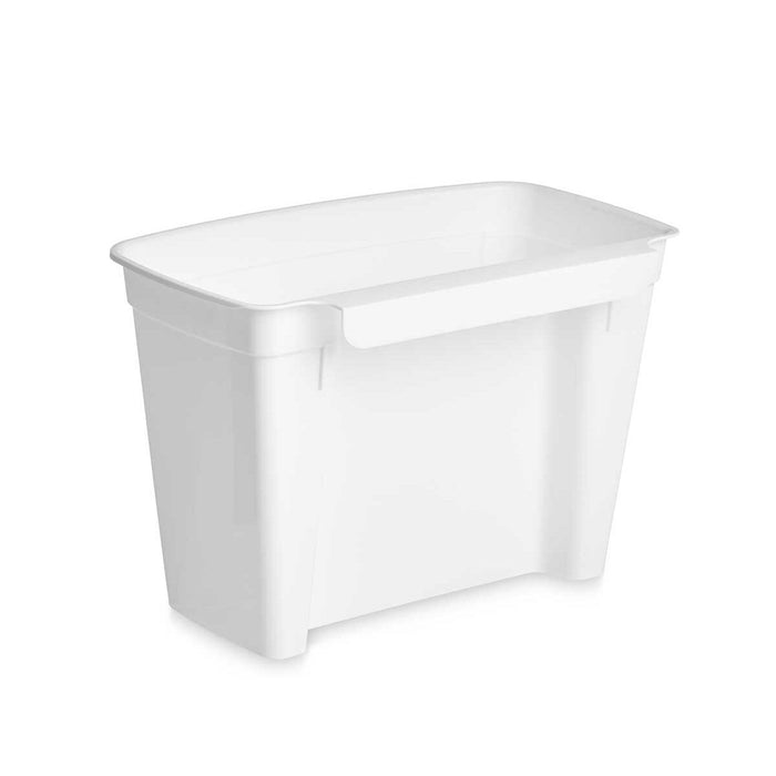 White Plastic Garbage Bag Holder 4 L (12 Units)