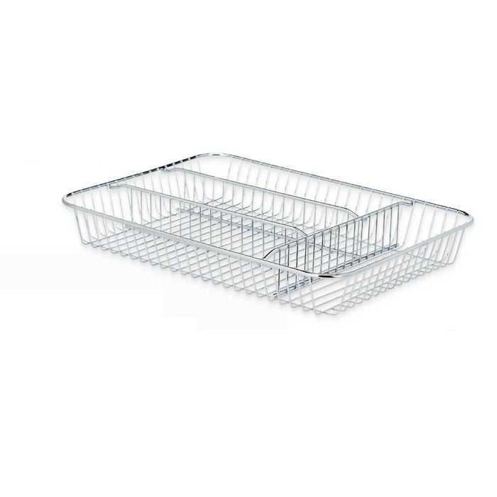 Silver Metal Cutlery Organizer 26 x 4.5 x 35.5 cm (6 Units)