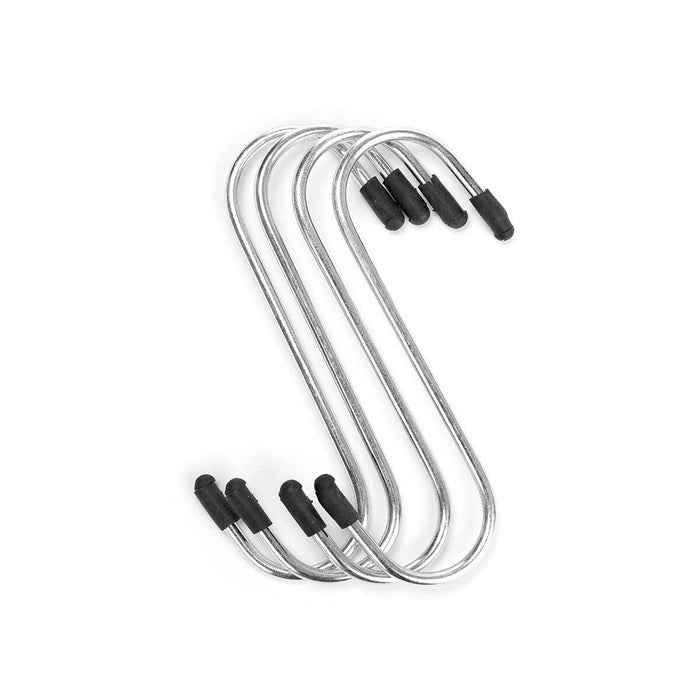 Hanging Hook Set Silver Metal (12 Units)