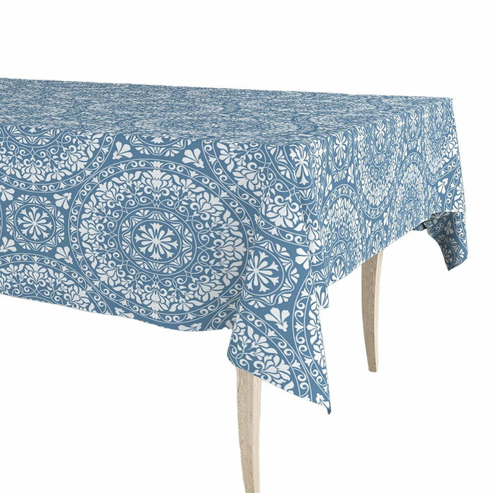 Exma Mandala Blue Oilcloth roll tablecloth 140 cm x 25 m