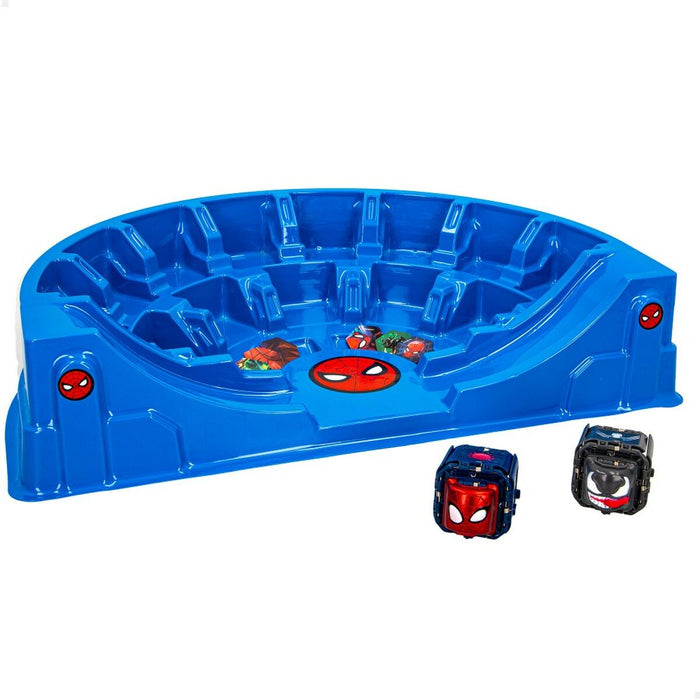 Estadio de batallas Spider-Man Battle Cubes 15 Piezas 4 Unidades 42,5 x 9 x 28 cm