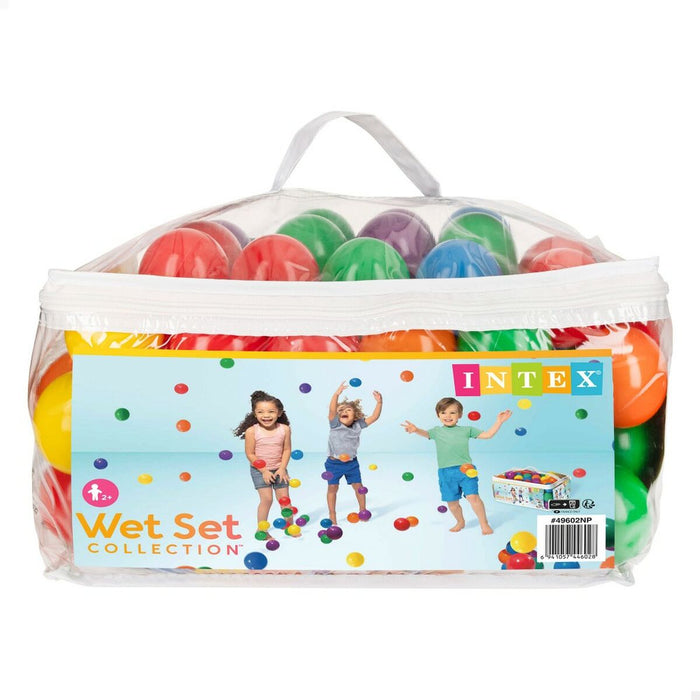 Intex FUN BALLZ Balls 100 Pieces 6.5 x 6.5 x 6.5 cm (6 Units)