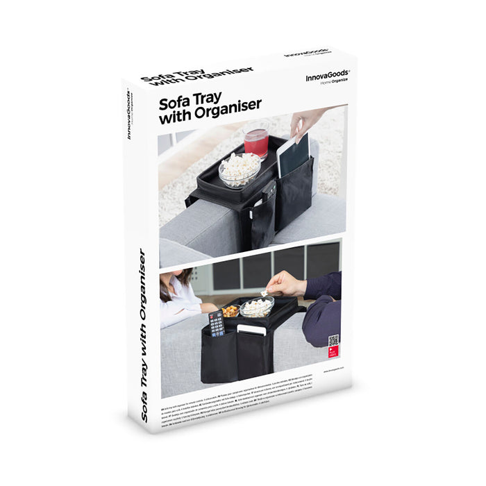 InnovaGoods Sofa Tray with Remote Control Organizer 