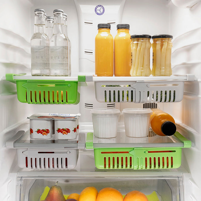 Friwer InnovaGoods Adjustable Fridge Organizer 2 Units 