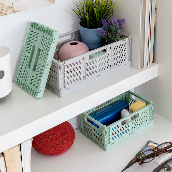 Set of 3 InnovaGoods Boxtor Foldable and Stackable Organizing Boxes 