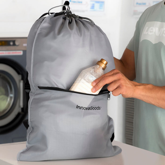 Clepac InnovaGoods Laundry Bag-Backpack 